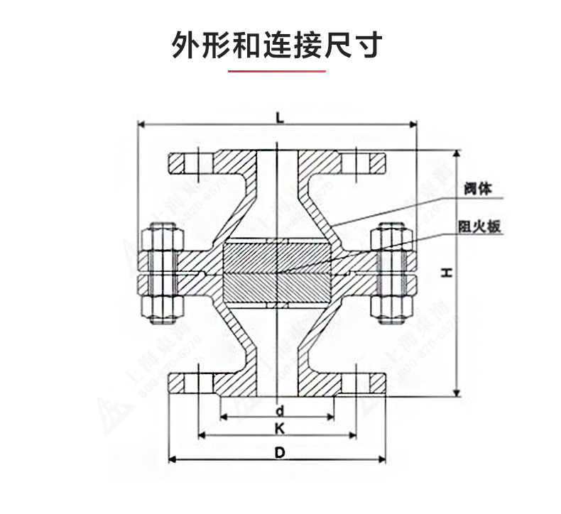 GZW-1不锈钢管道阻火器_新利官方网站结构图.jpg